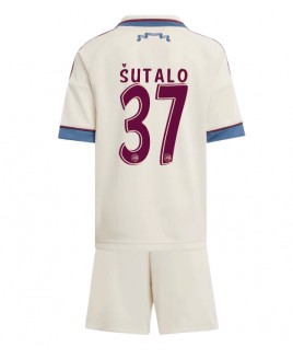 Günstige Ajax Josip Sutalo #37 3rd trikot Kinder 2025-26 Kurzarm (+ Kurze Hosen)